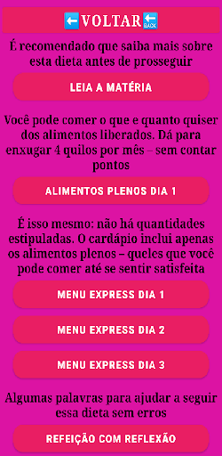 Emagrecer: Dietas e Regimes Screen 2