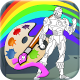 Iron Coloring Book Man FREE icon