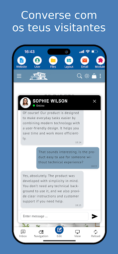 Criador de sites - bluetronix — Screenshot 3