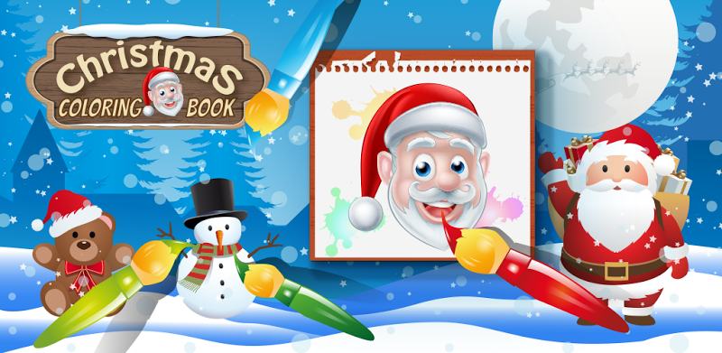 Christmas Coloring Book 🎅 Santa game for kids