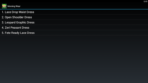 Android application What Should I Wear In Morning? screenshort