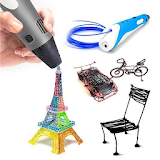 3D Printing Pen Art icon