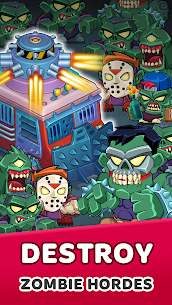 Zombie Van: Idle Tower Defense Apk Mod for Android [Unlimited Coins/Gems] 3