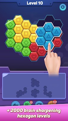 Hexagon Block Puzzleのおすすめ画像2