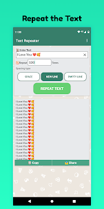 Text Repeater - Repeat Text