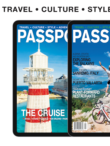 Screenshot of Passport Magazine