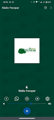 Android application Rádio Fecopar screenshort