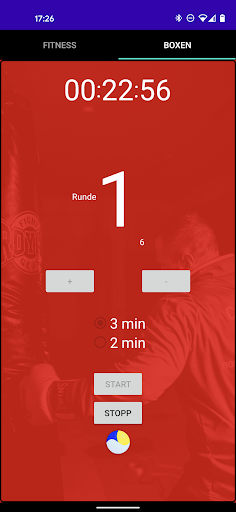 Fitness Boxing Timer Screen 3