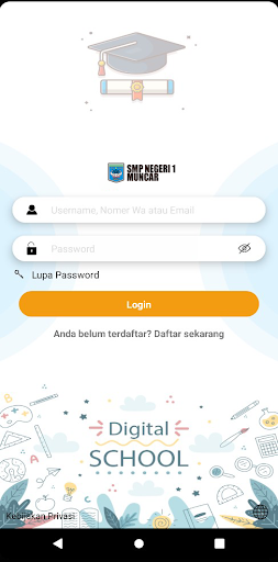 Android application SIMS SMPN 1 MUNCAR screenshort