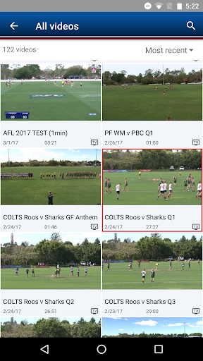 Android application AUS Footy screenshort