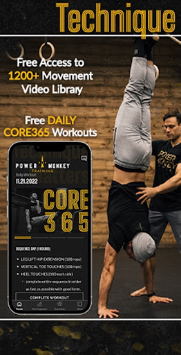 Power Monkey Training Screen 2