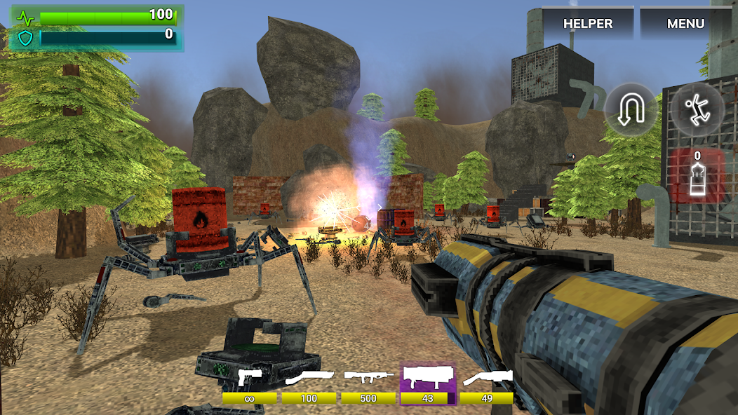 MEGAPAIN: Retro FPS Shooter 3D MOD APK screenshot