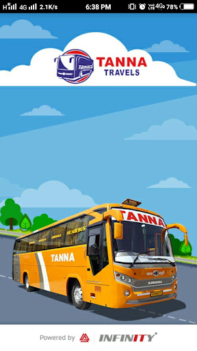 Android application Tanna Travels Agency screenshort