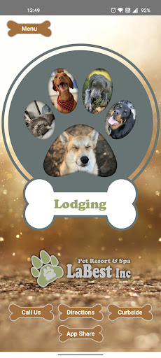 Android application LaBest Pet Resort & Spa screenshort