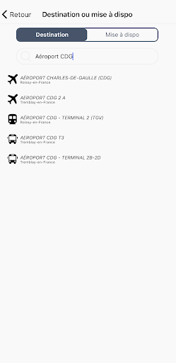 Android application VTClairet screenshort