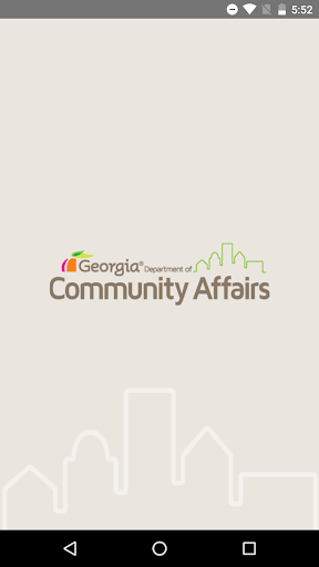 Android application GA DCA EVENTS screenshort