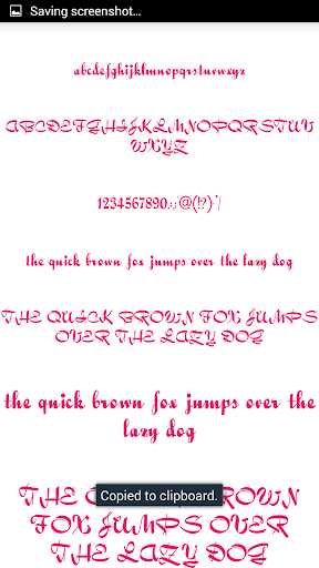 Color Fonts Message Maker Screen 3