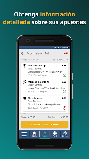 OpenBet Screen 3
