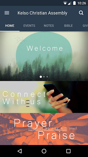 Android application We Are KCA screenshort
