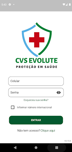 Android application CVS EVOLUTE screenshort