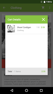 Shopper App - Material UI Template  Screenshots 4