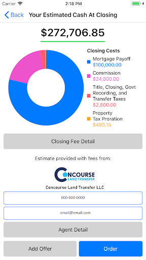 Concourse Land Transfer LLC Screen 2