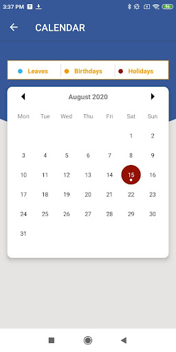EzeeHRM Screen 2