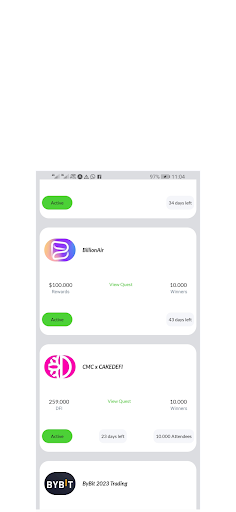 Crypto Airdrop Hub Screen 2