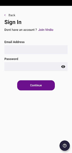 Android application Virdio screenshort