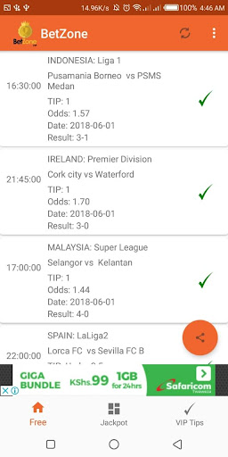 Android application SpesaLink Betting Tips screenshort