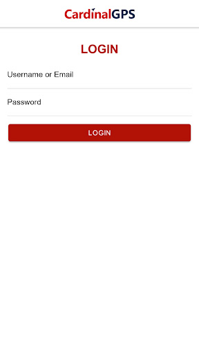 Android application cardinalgps screenshort