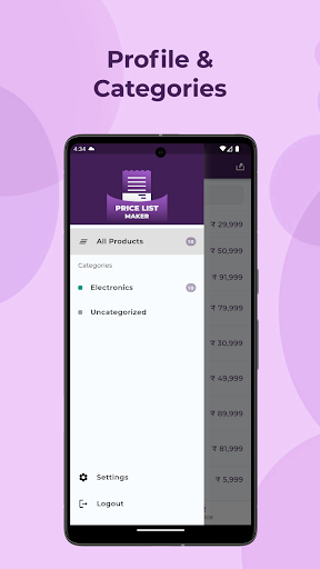 Price List Maker Screen 3