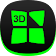 Next Launcher Theme Dafna G 3D icon