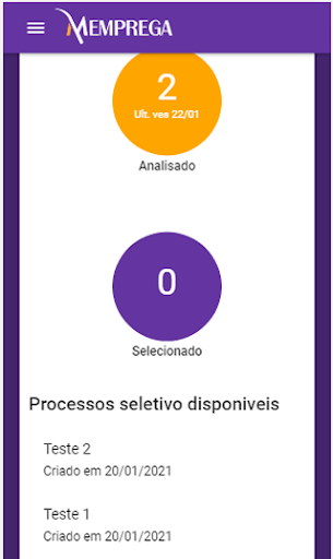Memprega | Candidato Screen 3