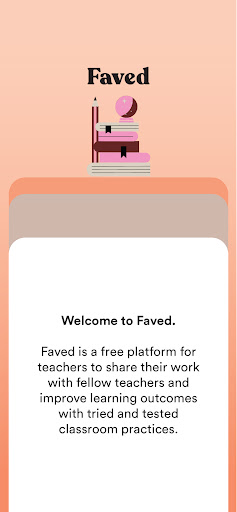 Android application Faved screenshort