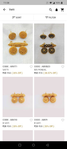 Sparsh Jewelry : Reselling App Screen 2