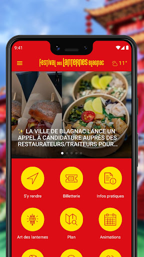 Android application Festival des Lanternes Blagnac screenshort