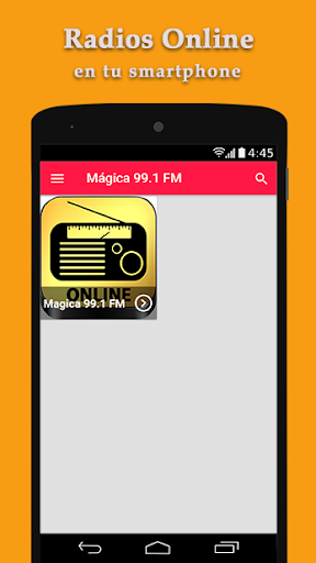 Android application Mágica FM 99.1 - Radio Online screenshort