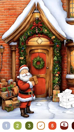 Game screenshot Christmas Color -Painting Book apk download