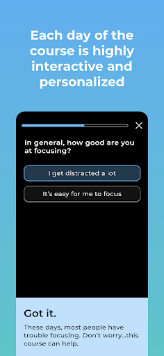 Finding Focus Screen 2
