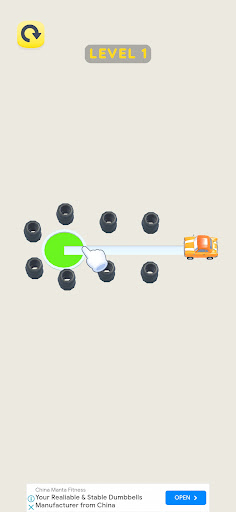 Android application Park the car screenshort