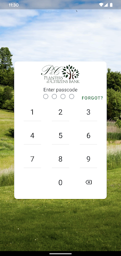 Android application Planters and Citizens Bank screenshort