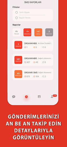 Organik SMS-Kurumsal Toplu SMS Screen 2