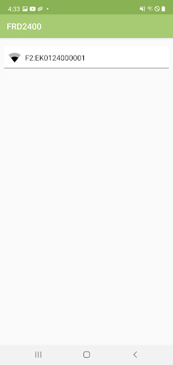 Android application FRD2400 screenshort