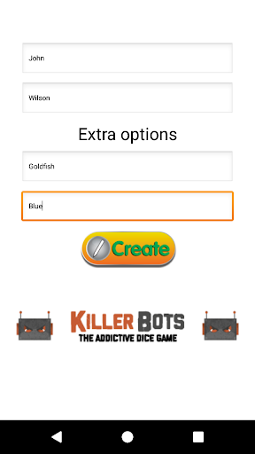 Name Generator Screen 3