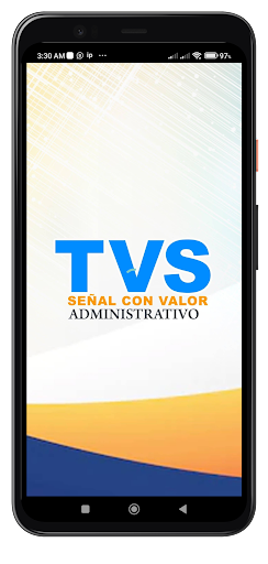Android application ADMIN TVS SEÑAL CON VALOR screenshort