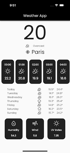 Weather App Screen 2