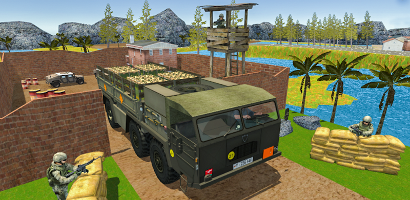 Esercito Camion Vero Unità 3D
