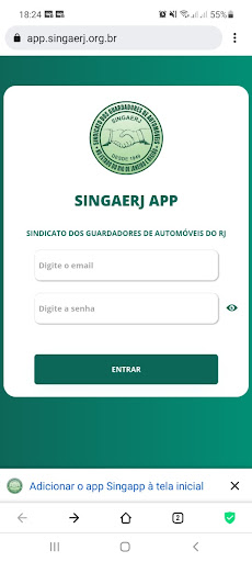Android application Singapp screenshort