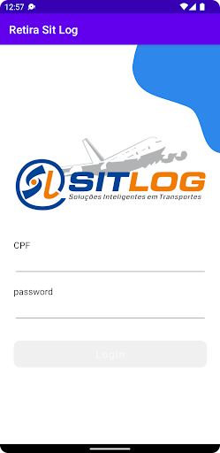 Android application Retira SIT Log screenshort